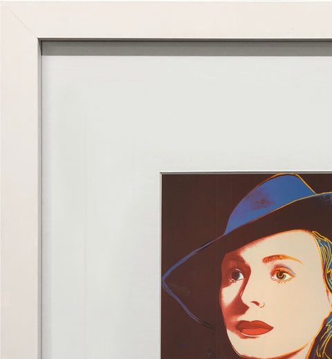 ANDY WARHOL Portrait of Ingrid Bergman with Hat, 1983