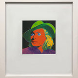 ANDY WARHOL Portrait of Ingrid Bergman with Hat, 1983