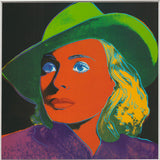 ANDY WARHOL Portrait of Ingrid Bergman with Hat, 1983