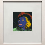 ANDY WARHOL Portrait of Ingrid Bergman with Hat, 1983