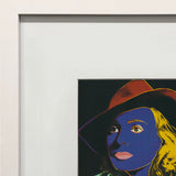 ANDY WARHOL Portrait of Ingrid Bergman with Hat, 1983