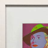 ANDY WARHOL Portrait of Ingrid Bergman with Hat, 1983