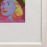 ANDY WARHOL Portrait of Ingrid Bergman with Hat, 1983