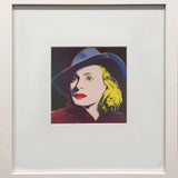 ANDY WARHOL Portrait of Ingrid Bergman with Hat, 1983