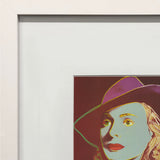 ANDY WARHOL Portrait of Ingrid Bergman with Hat, 1983