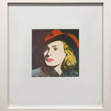 ANDY WARHOL Portrait of Ingrid Bergman with Hat, 1983
