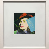 ANDY WARHOL Portrait of Ingrid Bergman with Hat, 1983