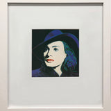 ANDY WARHOL Portrait of Ingrid Bergman with Hat, 1983