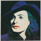 ANDY WARHOL Portrait of Ingrid Bergman with Hat, 1983