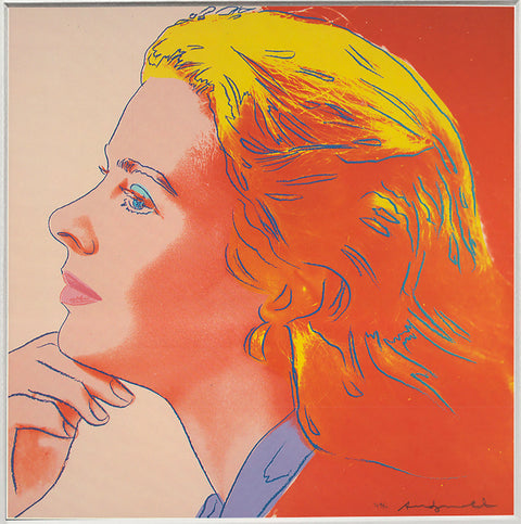 ANDY WARHOL Portrait of Ingrid Bergman, 1983