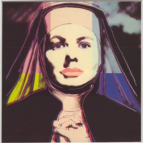 ANDY WARHOL Portrait of Ingrid Bergman the Nun, 1983