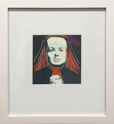 ANDY WARHOL Portrait of Ingrid Bergman the Nun, 1983