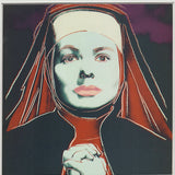 ANDY WARHOL Portrait of Ingrid Bergman the Nun, 1983