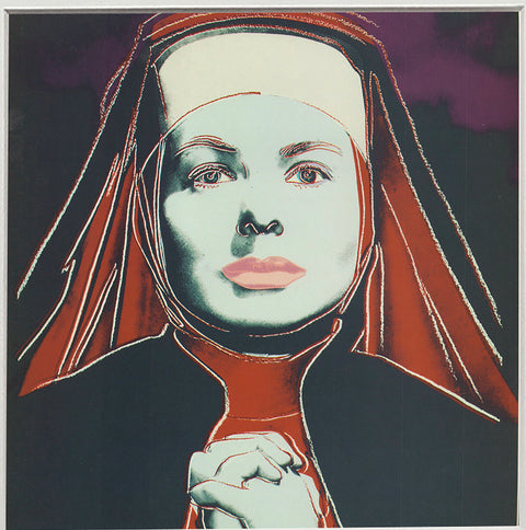 ANDY WARHOL Portrait of Ingrid Bergman the Nun, 1983