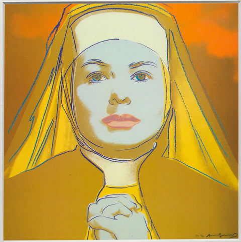ANDY WARHOL Portrait of Ingrid Bergman the Nun, 1983