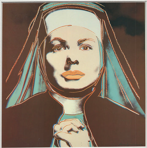 ANDY WARHOL Portrait of Ingrid Bergman the Nun, 1983