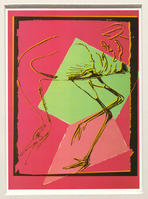 ANDY WARHOL Vanishing Animals: Whooping Crane, 1991