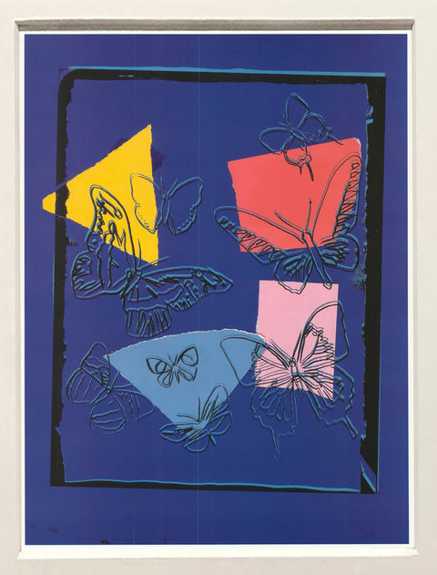 ANDY WARHOL Vanishing Animals: Butterflies, 1991