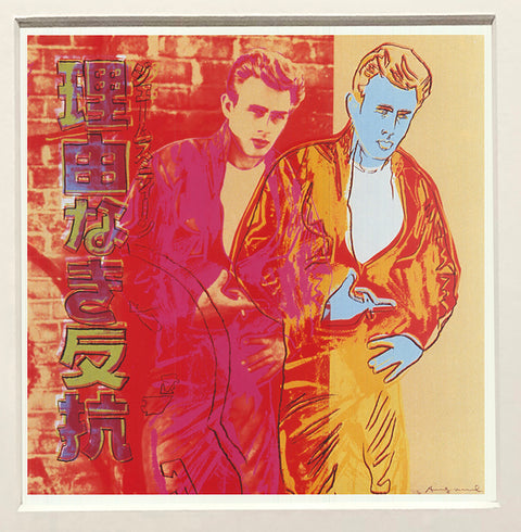 ANDY WARHOL Rebel Without a Cause (James Dean), 1990