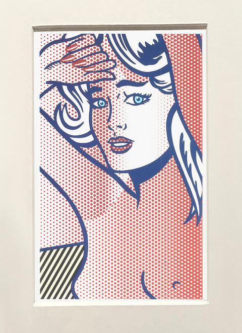 ROY LICHTENSTEIN Nude with Blue Hair, State 1, 1997
