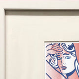 ROY LICHTENSTEIN Nude with Blue Hair, State 1, 1997