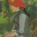 EVA GONZALEZ Reading in the Garden, 1993