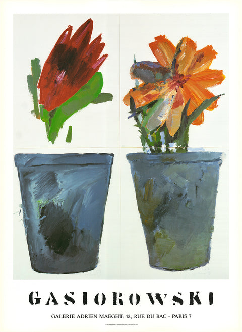 GERALD GASIOROWSKI Pots De Fleurs #85/86, 1993