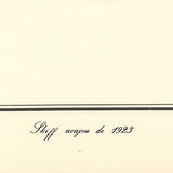 ALFRED DUMONT Skiff Acajou 1923, 1975