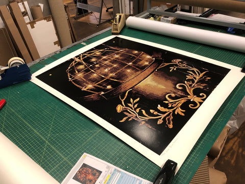 ROSS BLECKNER Sphere And Moulding, 1987 - Signed