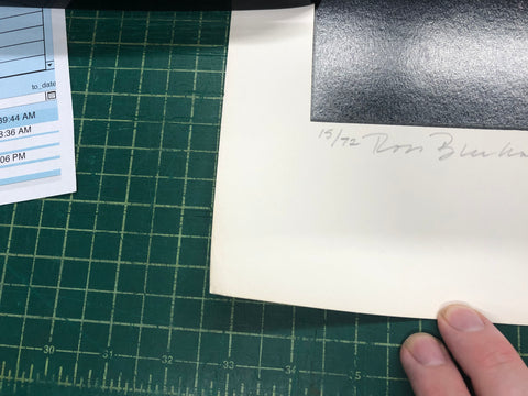 ROSS BLECKNER Sphere And Moulding, 1987 - Signed