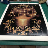 ROSS BLECKNER Sphere And Moulding, 1987 - Signed