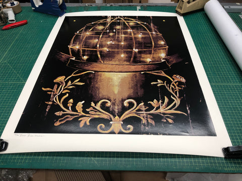 ROSS BLECKNER Sphere And Moulding, 1987 - Signed