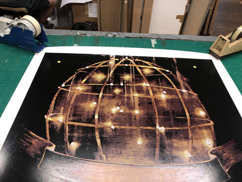 ROSS BLECKNER Sphere And Moulding, 1987 - Signed