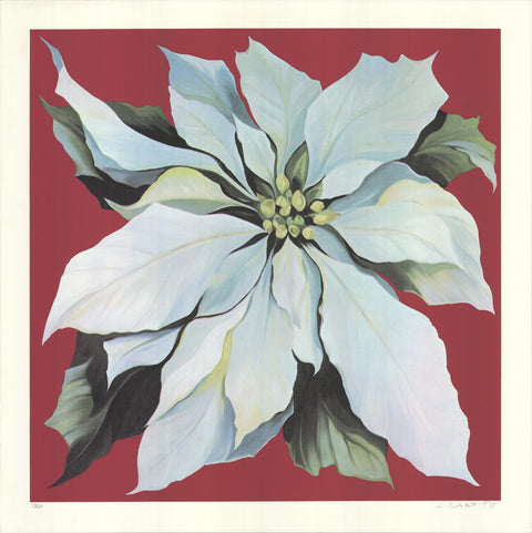 LOWELL NESBITT Pointsettia, 1978 - Signed