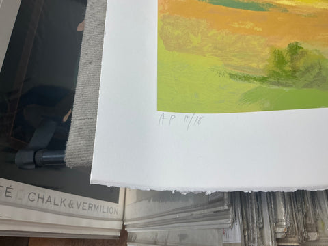 WOLF KAHN Down in the Valley, 2003 - Signed