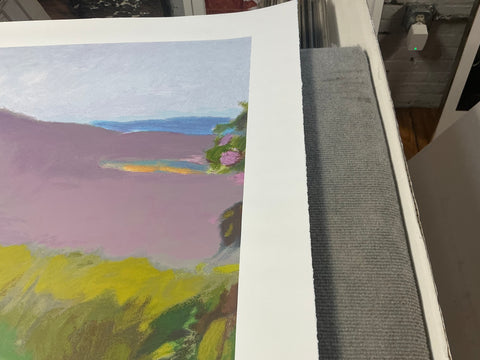 WOLF KAHN Down in the Valley, 2003 - Signed