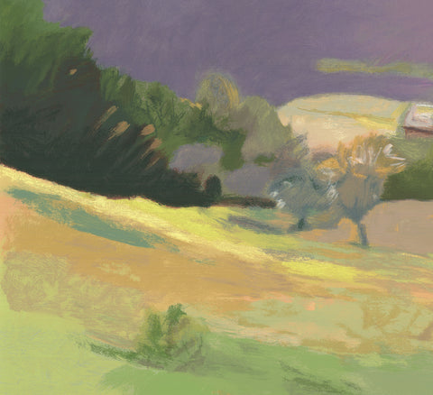 WOLF KAHN Down in the Valley, 2003 - Signed