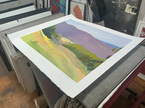 WOLF KAHN Down in the Valley, 2003 - Signed