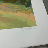 WOLF KAHN Down in the Valley, 2003 - Signed