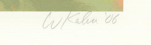 WOLF KAHN Down in the Valley, 2003 - Signed