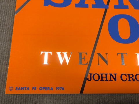 ROBERT INDIANA The Santa Fe Opera, 1976
