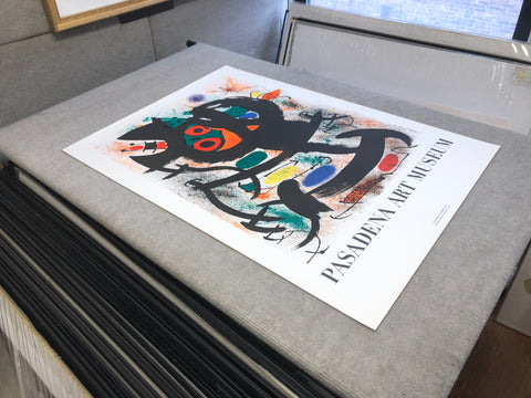 JOAN MIRO Pasadena Art Museum Exhibition, 1969