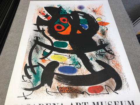 JOAN MIRO Pasadena Art Museum Exhibition, 1969