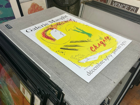 MARC CHAGALL The Yellow Background, 1969