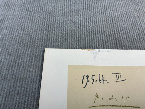 PABLO PICASSO Hommage A Rene Char, 1969