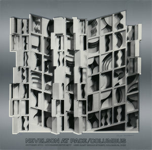 LOUISE NEVELSON Lunar Silence: The Silver Piece-Signed, 1977 - Signed