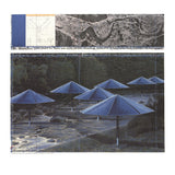 Bundle- 2 Assorted Javacheff Christo The Umbrellas- Blue and Yellow Posters