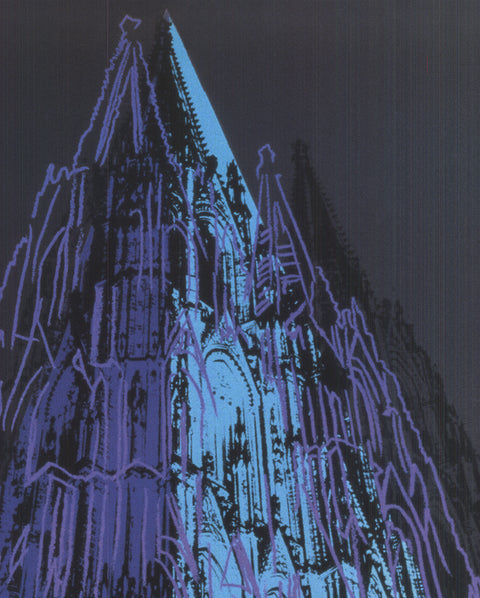 ANDY WARHOL Koln Cathedral Blue, 1993