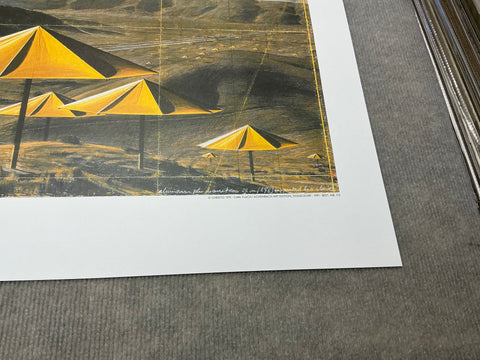 JAVACHEFF CHRISTO The Yellow Umbrellas, 1991