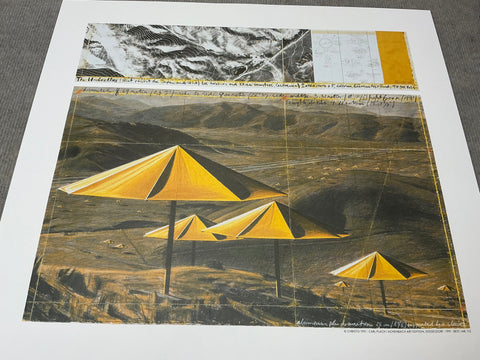 JAVACHEFF CHRISTO The Yellow Umbrellas, 1991